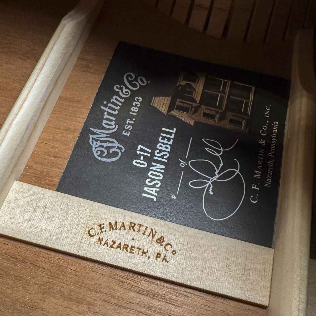 Glam photo of the Jason Isbell signature model