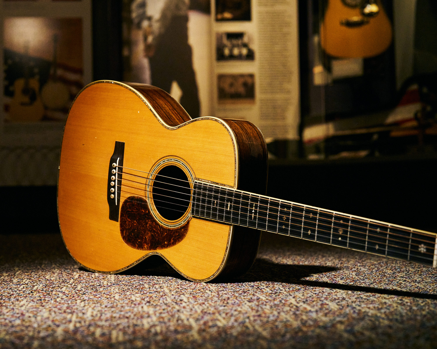John's guitar at the Martin Museum