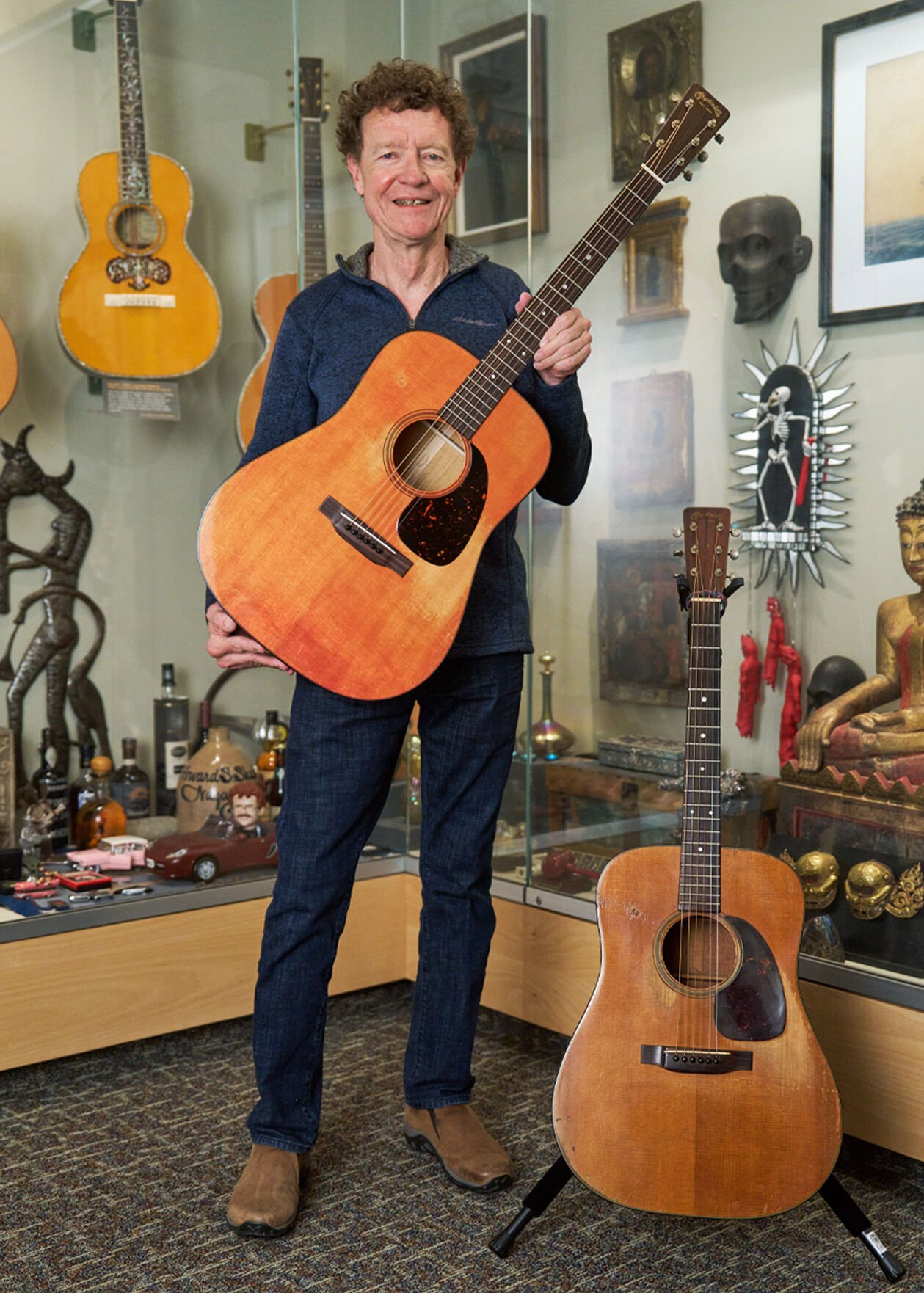 Chris Martin with CFM models