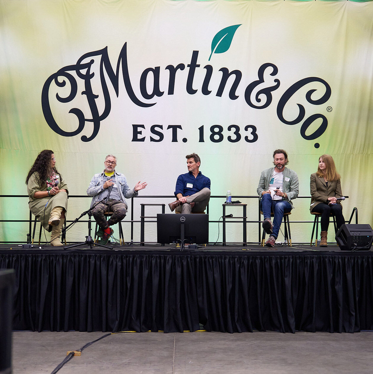 The panel at the Martin Sustainability Summit