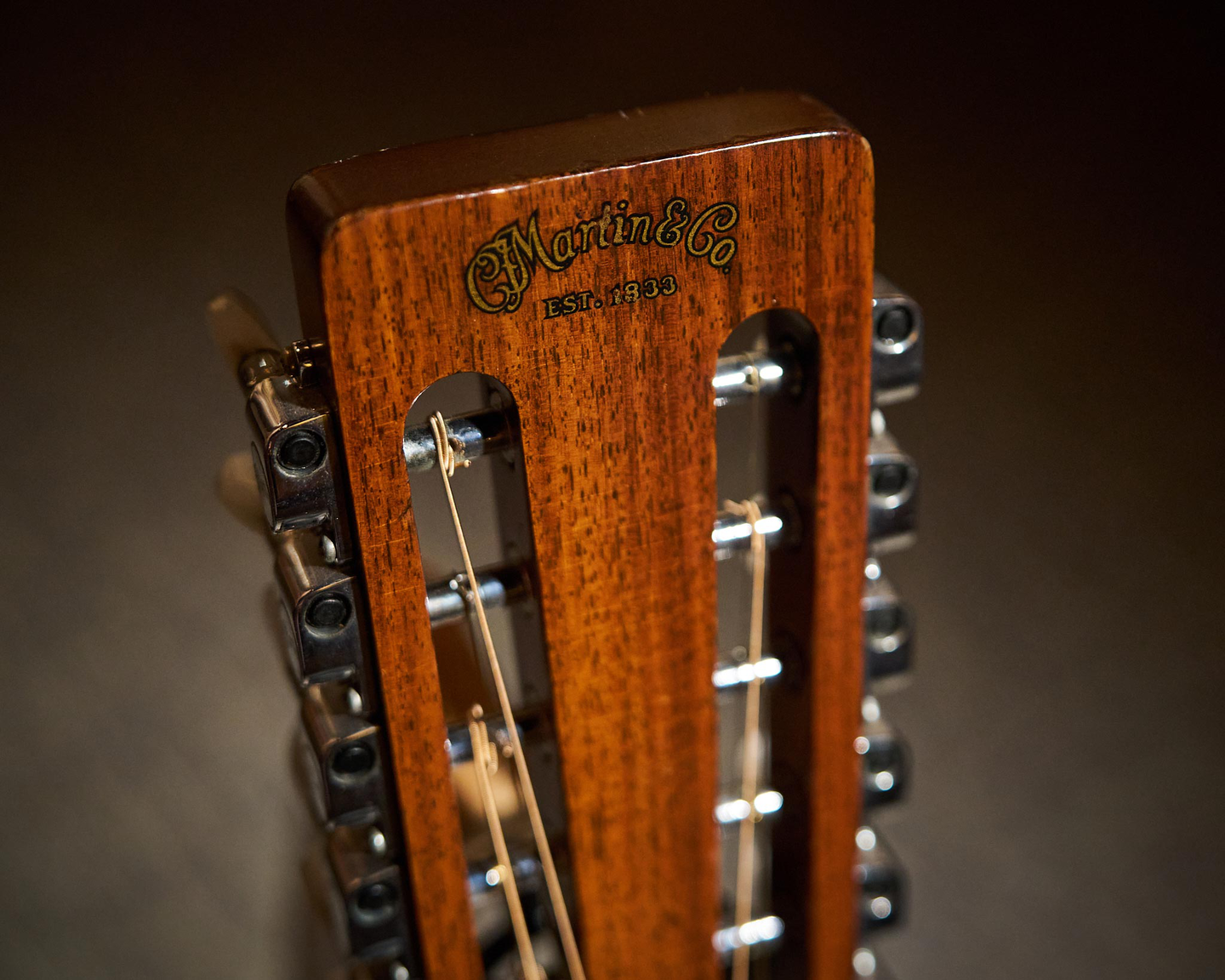 Headstock of the D12-35