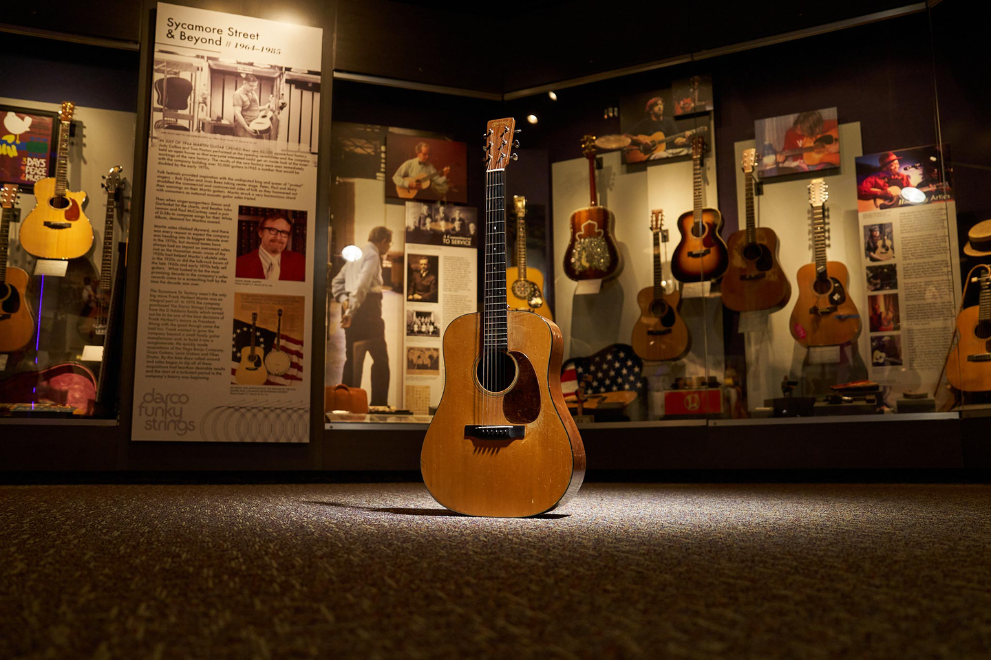 James Taylor's 1937 D-18 in the Martin Museum James Taylor's 1937 D-18 in the Martin Museum