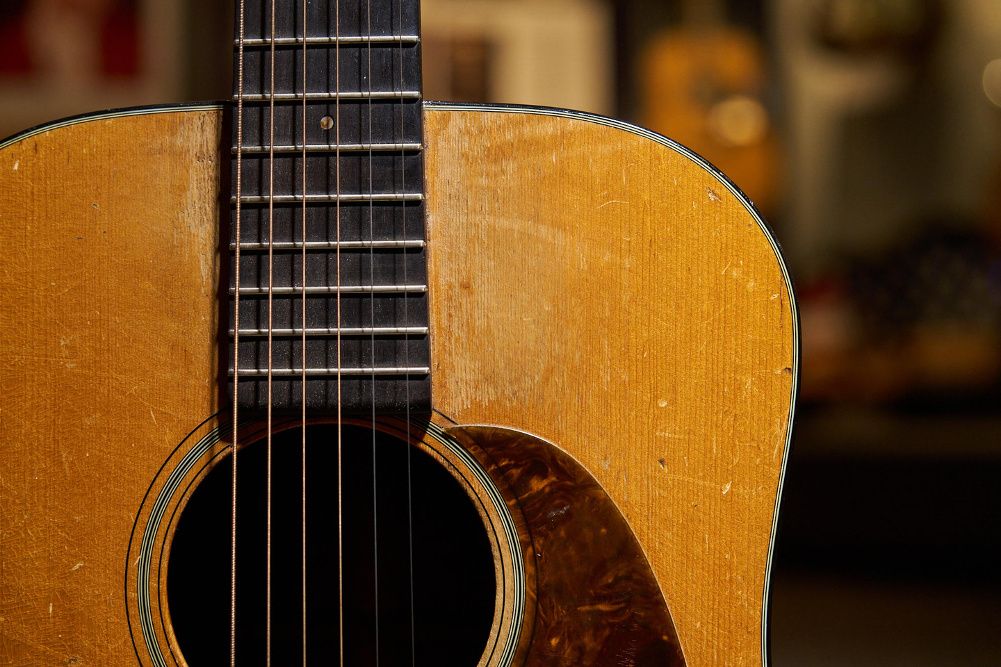 Photo of James Taylor's 1937 D-18