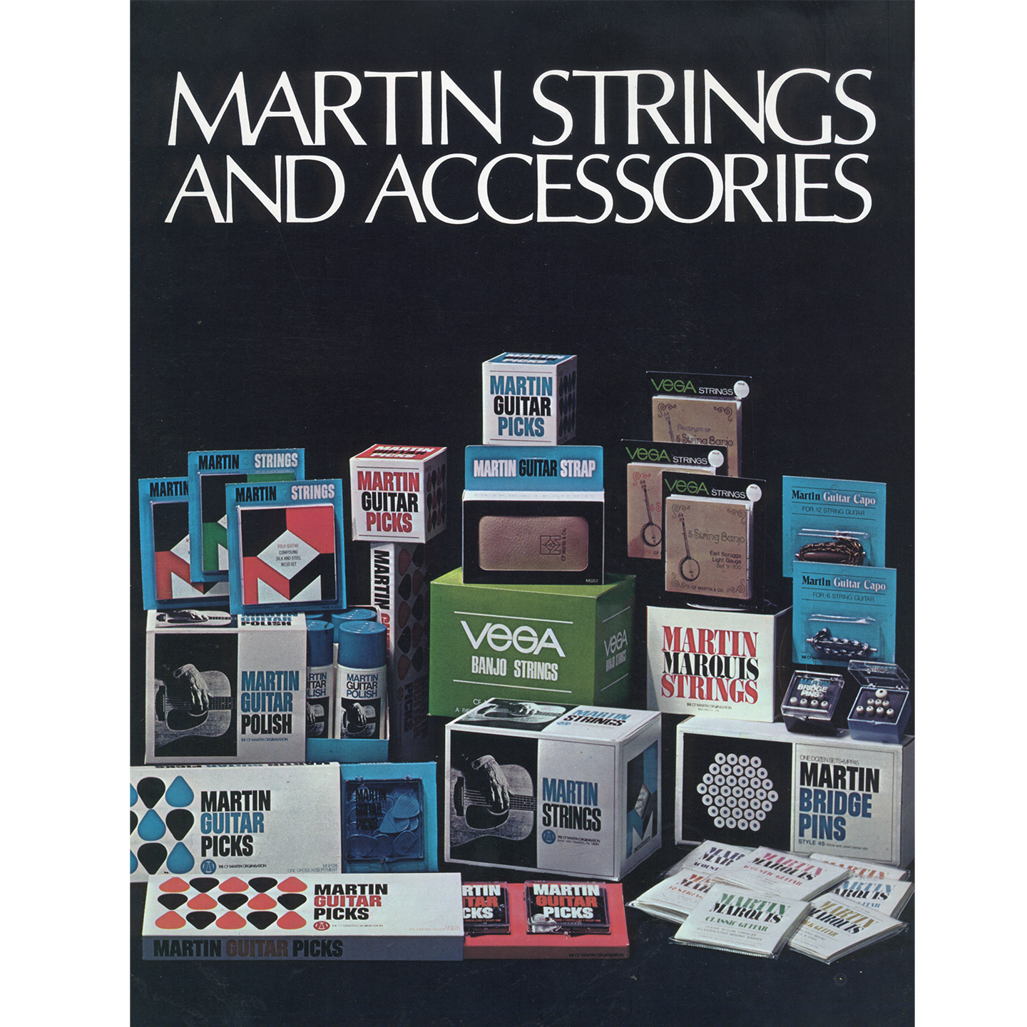 Vintage Martin string store display
