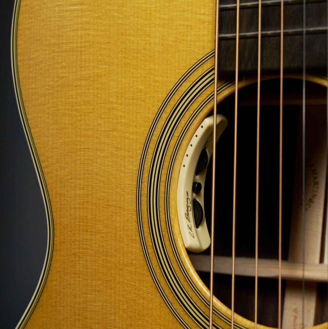 The LR Baggs Anthem acoustic guitar pickup 