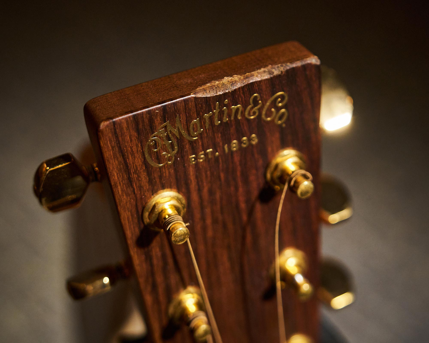 Headstock of a guitar played by Motorhead