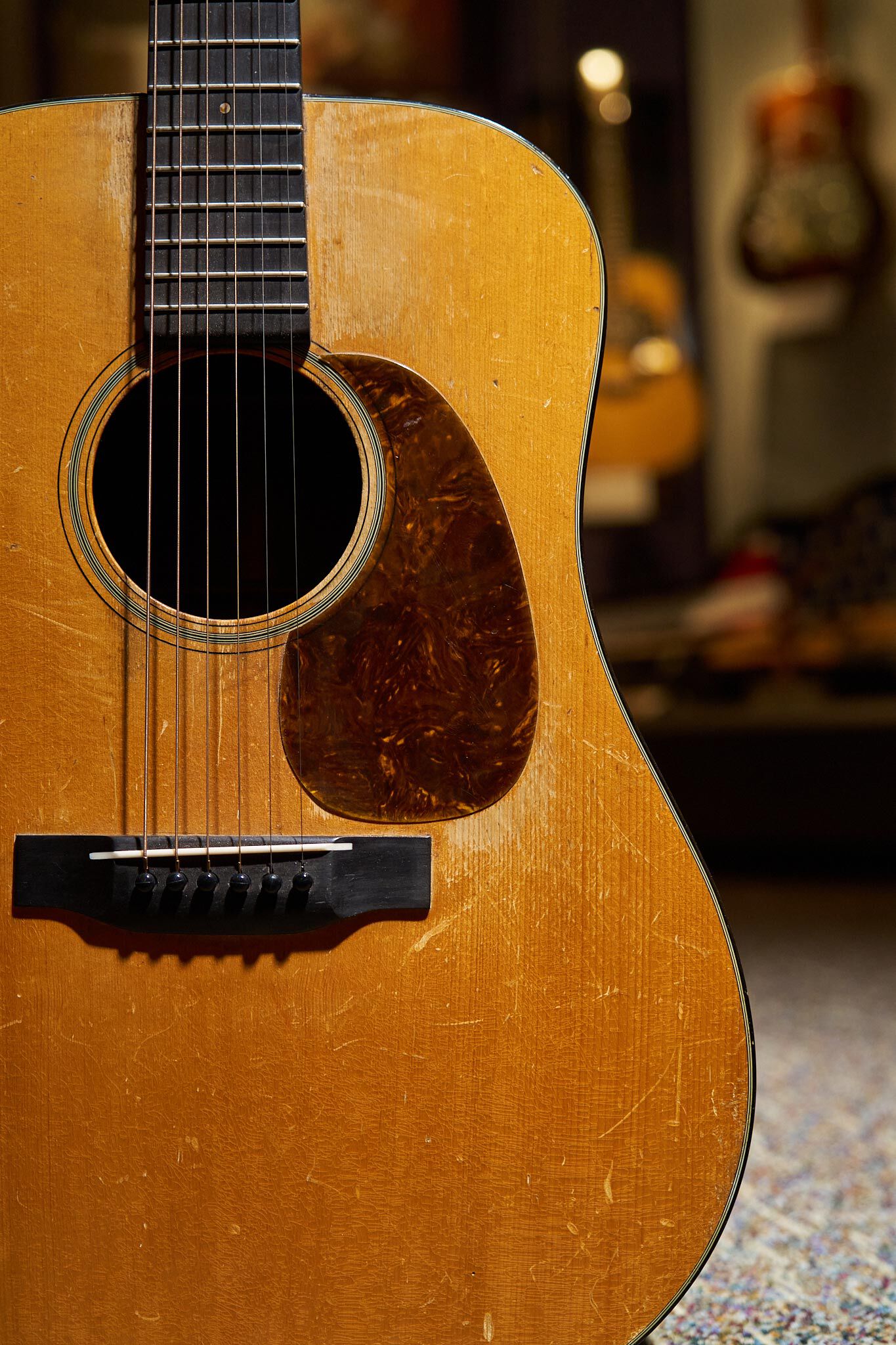 Photo of James Taylor's 1937 D-18