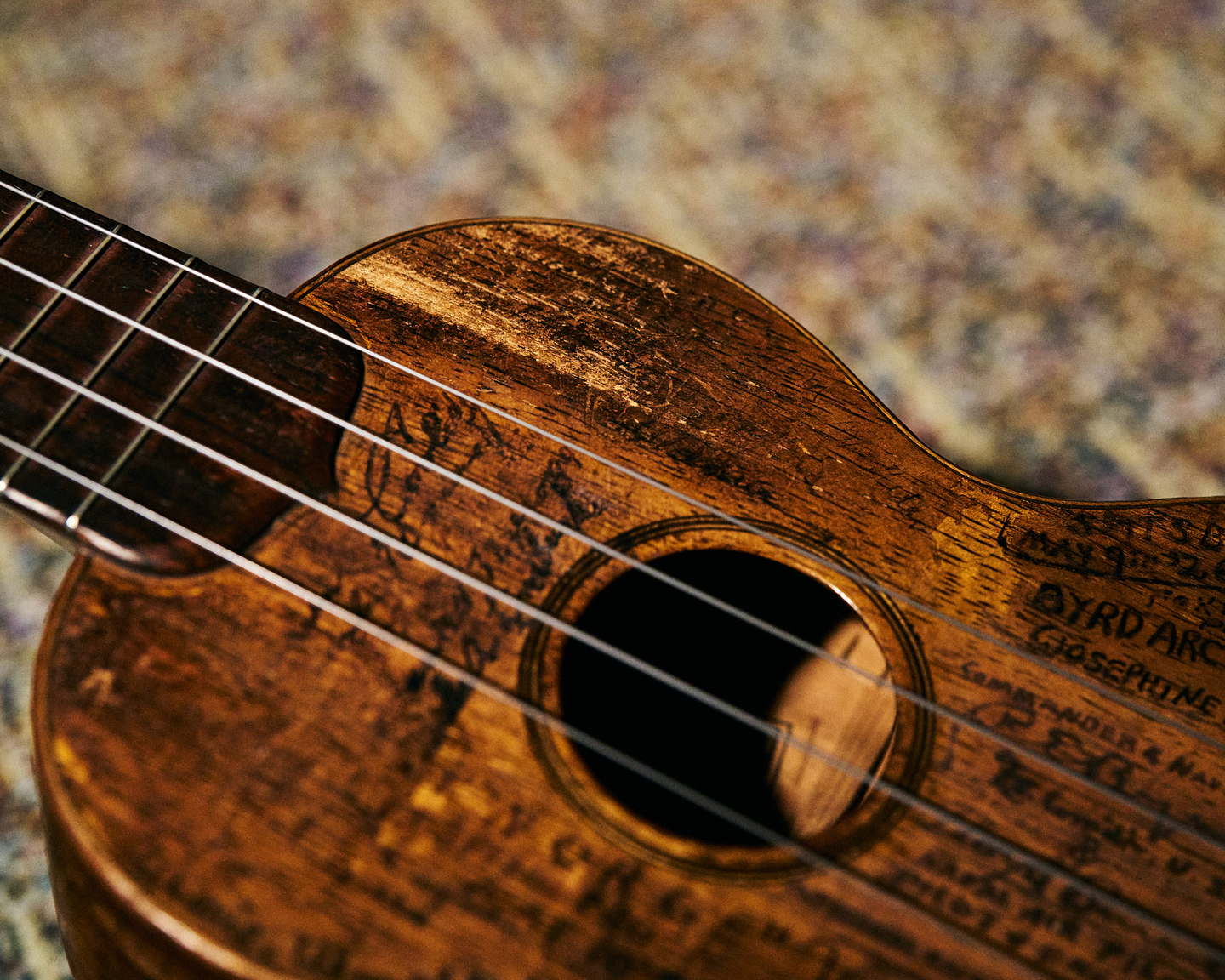 Front of Konter's ukulele