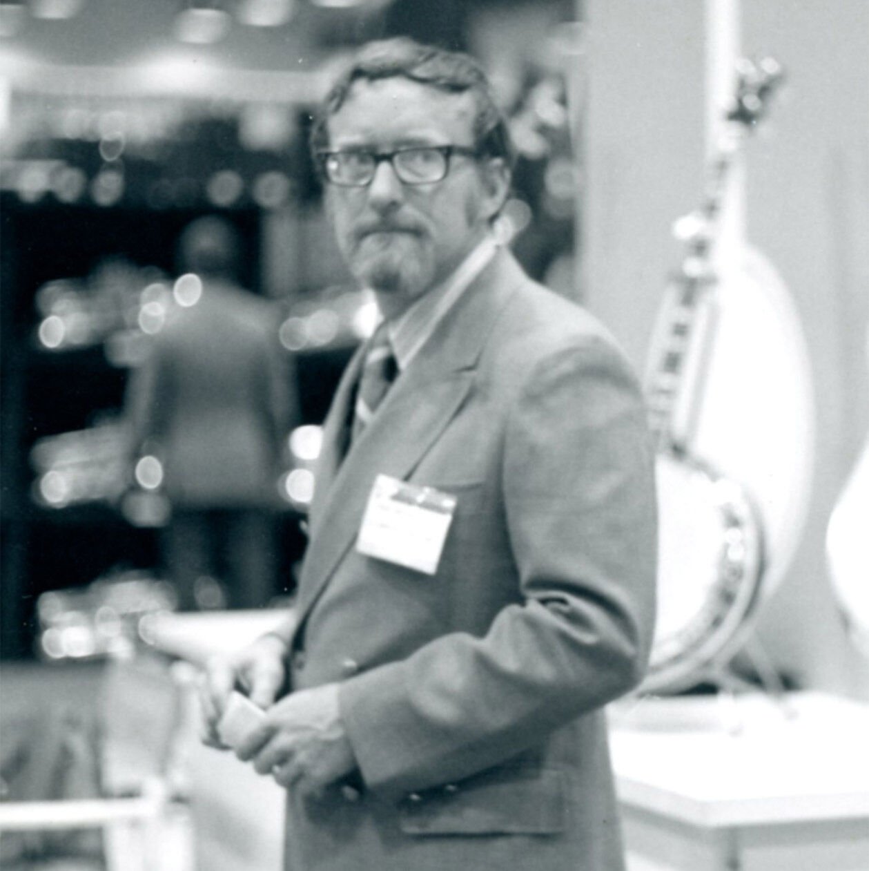 Black and white photo of Frank Martin