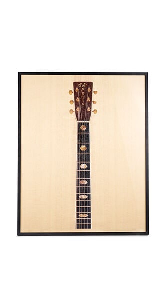 1942 D-45 Neck Framed Print