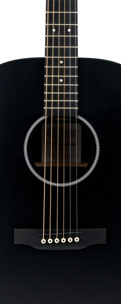 Body of Martin D-X1 Black Guitar image number 2