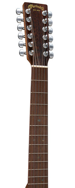 Headstock and Neck of Martin DC-X2E Brazilian 12-String Guitar image number 3