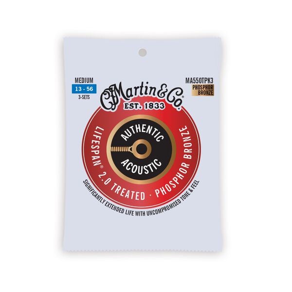 Authentic Acoustic Lifespan® 2.0 Guitar Strings Phosphor Bronze image number 0