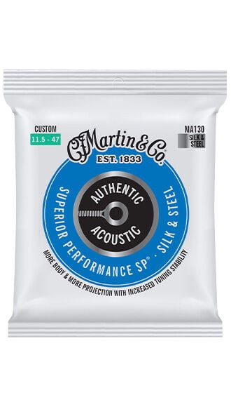 Authentic Acoustic SP&reg; Guitar Strings Silk & Steel