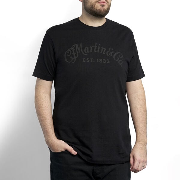 Martin Tone on Tone Black T-shirt image number 0
