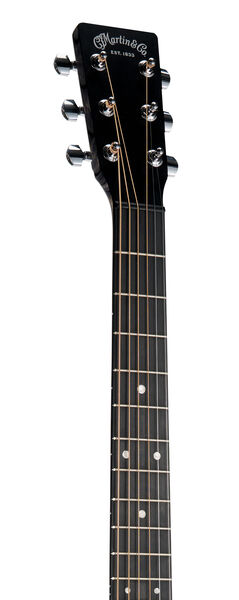 Headstock and Neck of Martin 0-X1 Black Guitar image number 3
