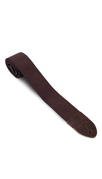 Basic Cotton Weave Strap w/ Pick Holder (Brown)