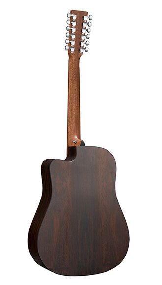 Back of Martin DC-X2E Brazilian 12-String Guitar