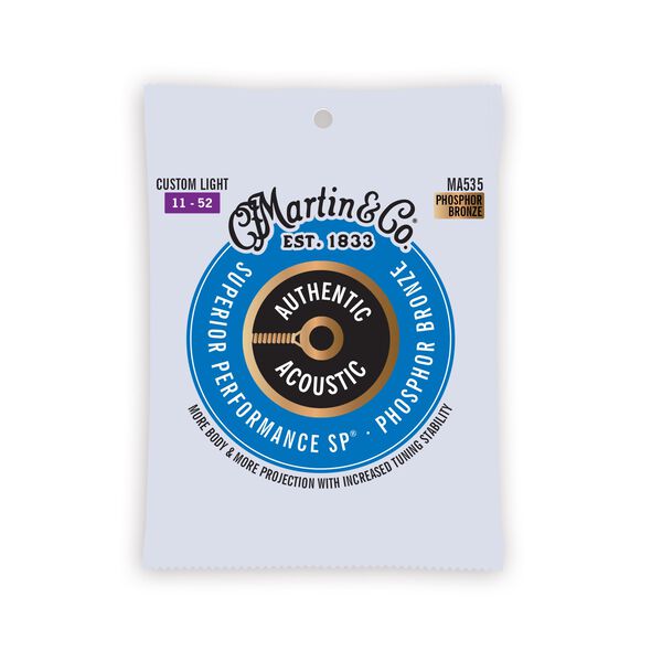 Authentic Acoustic SP® Guitar Strings Phosphor Bronze image number 0
