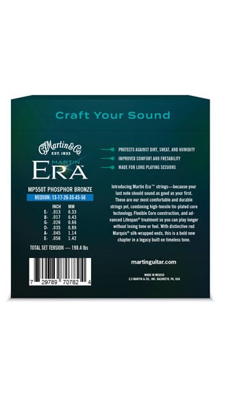 Martin Era Medium Acoustic Guitar Strings