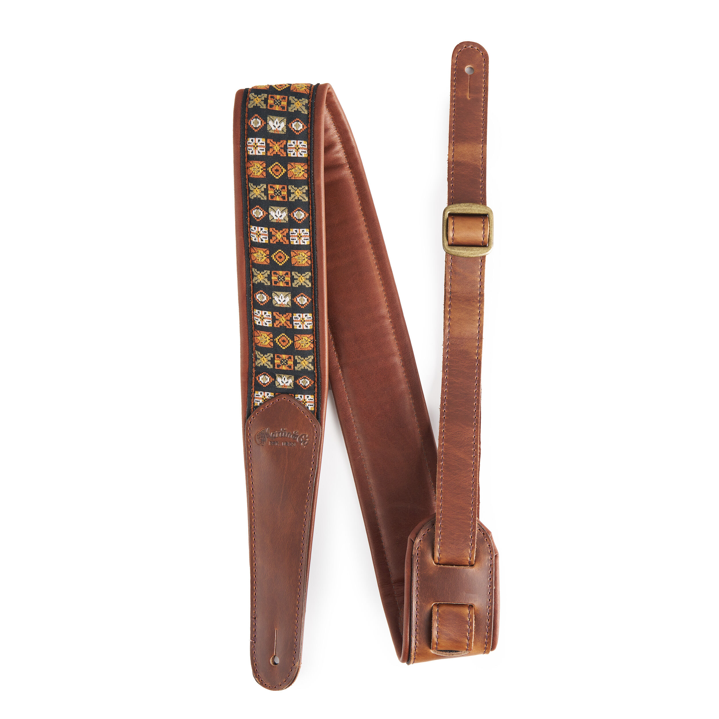 Martin ヴィンテージ　レザーストラップ Martin Vintage Walnut Leather Strap | Martin Guitar