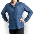 Women's Long Sleeved Denim Shirt image number 1