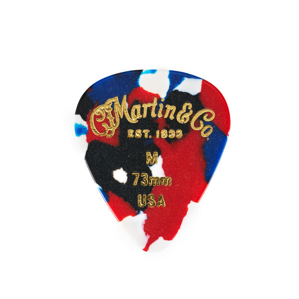 Martin Red, White & Blue Celluloid Variety Pick Pack image number 1