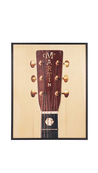 1942 D-45 Headstock Framed Print