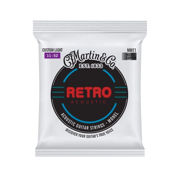 Martin Custom Light Retro Guitar Strings image number 0