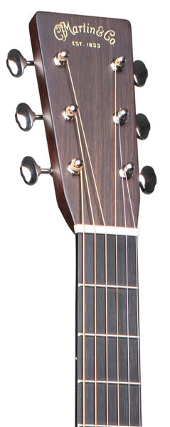 Headstock and Neck of Martin Gloss 1935 Sunburst OM-28 Guitar image number 3