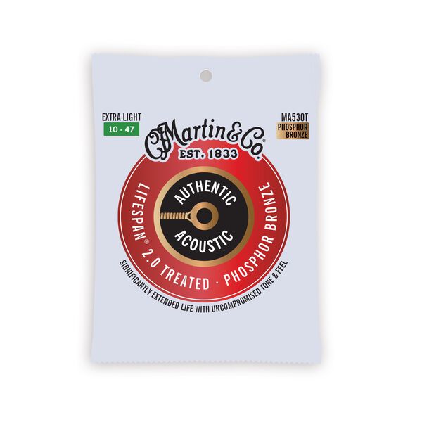 Authentic Acoustic Lifespan® 2.0 Guitar Strings Phosphor Bronze image number 0