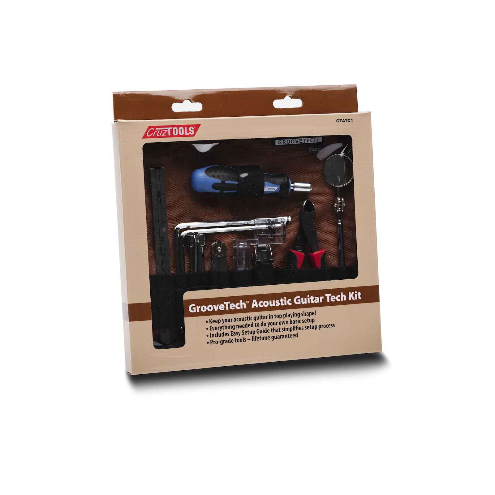Acoustic guitar outlet setup tools