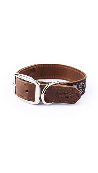 Souldier Leather Dog: Collar Papyrus Nutmeg