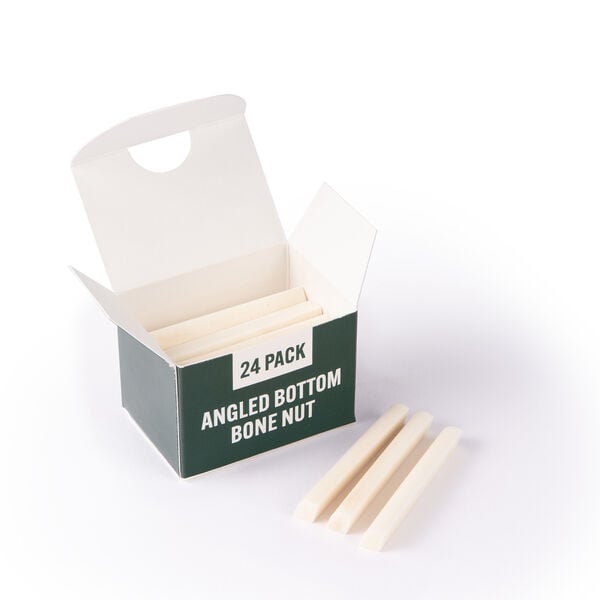24 Pack of Martin Angled Bottom Bone Nut image number 0