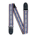 Martin Red, White & Blue Guitar Strap image number 1