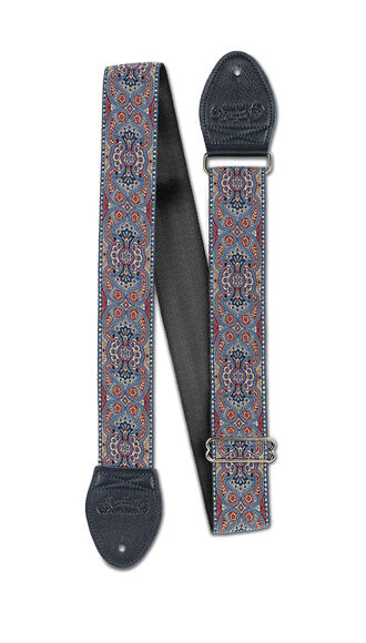 Souldier Slide Guitar Strap: Arabesque Indigo