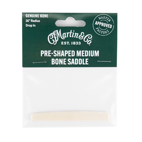 Martin Pre-Shaped Medium Bone Saddle image number 0