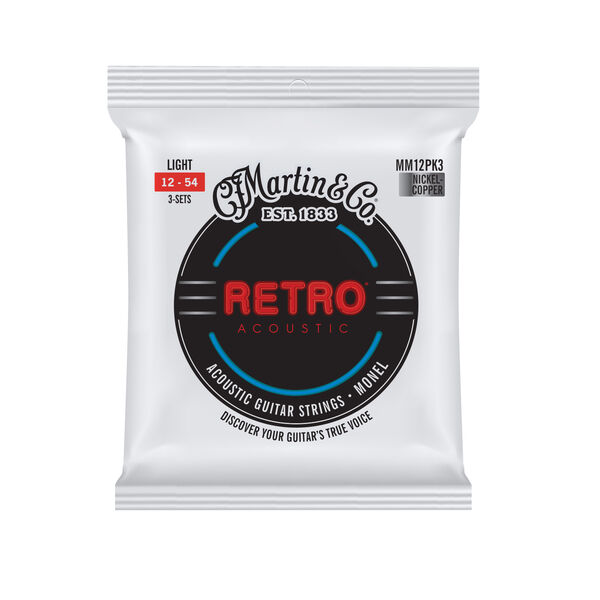 Martin Light 3 Pack Retro Guitar Strings image number 0