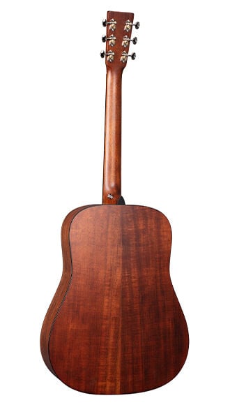 Back of Martin D-16E Mahogany Gloss Top Guitar