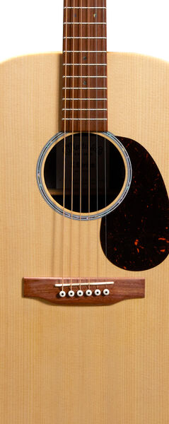 Body of Martin D-X2E Mahogany Guitar image number 2
