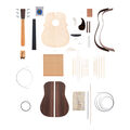 East Indian Rosewood- Dreadnought Kit (w/ Top Pearl) image number 1