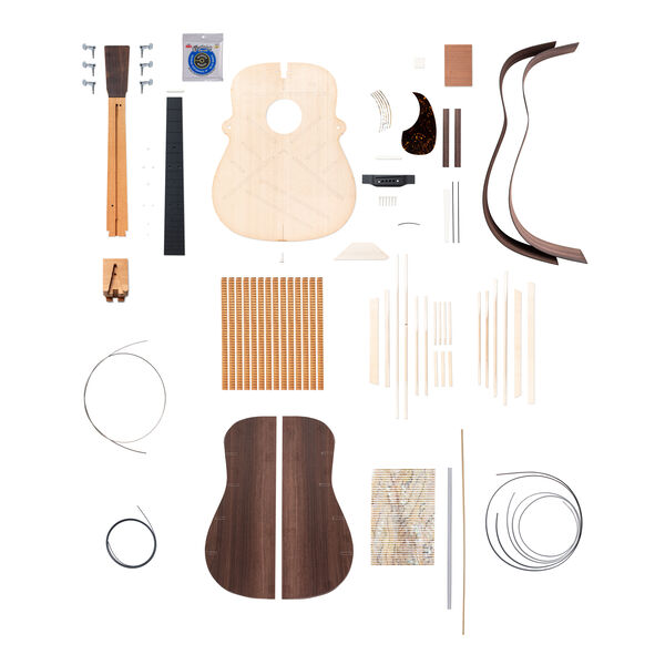 East Indian Rosewood- Dreadnought Kit (w/ Top Pearl) image number 0