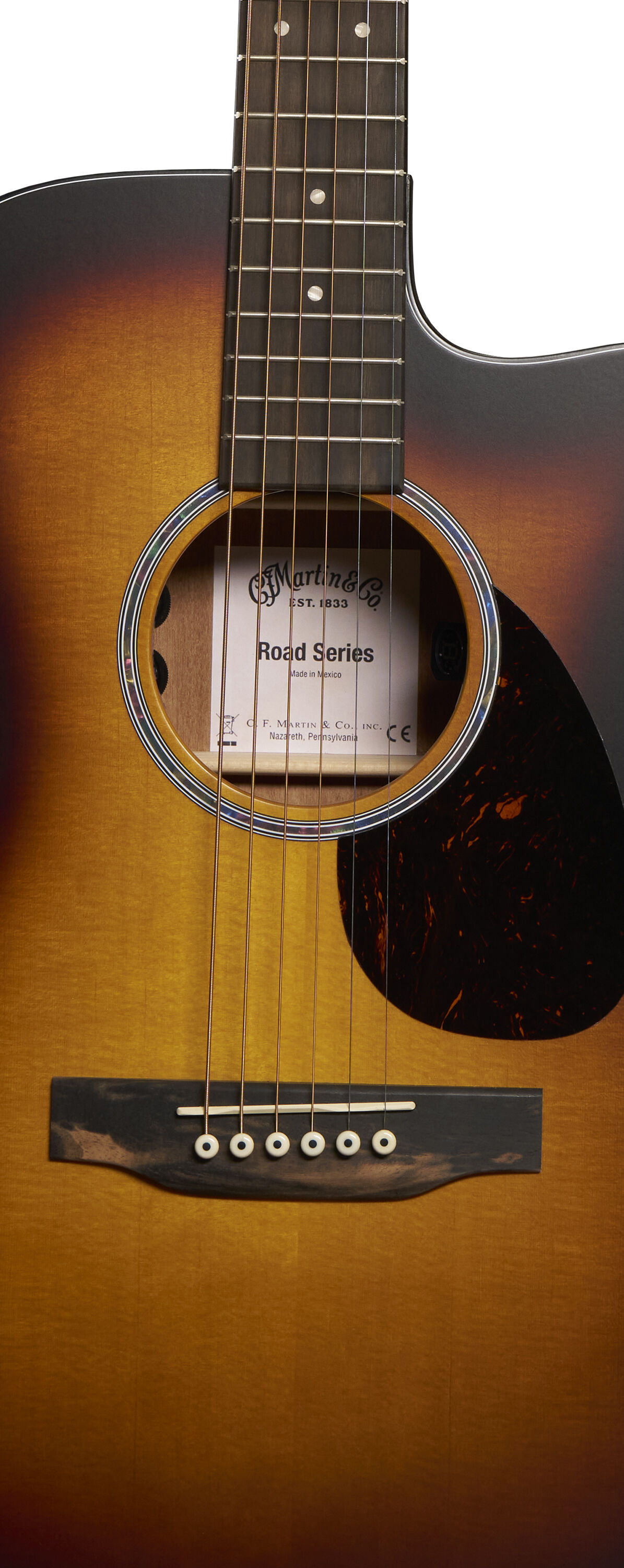 Martin OMC-10E Modern Burst Acoustic-Electric Guitar | Martin Guitar