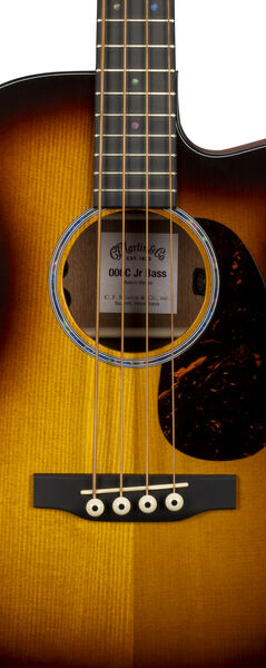 Body of Martin 000C Jr E Bass Burst Guitar image number 2
