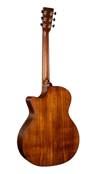 Back of Martin GPC-16E Mahogany Satin Guitar