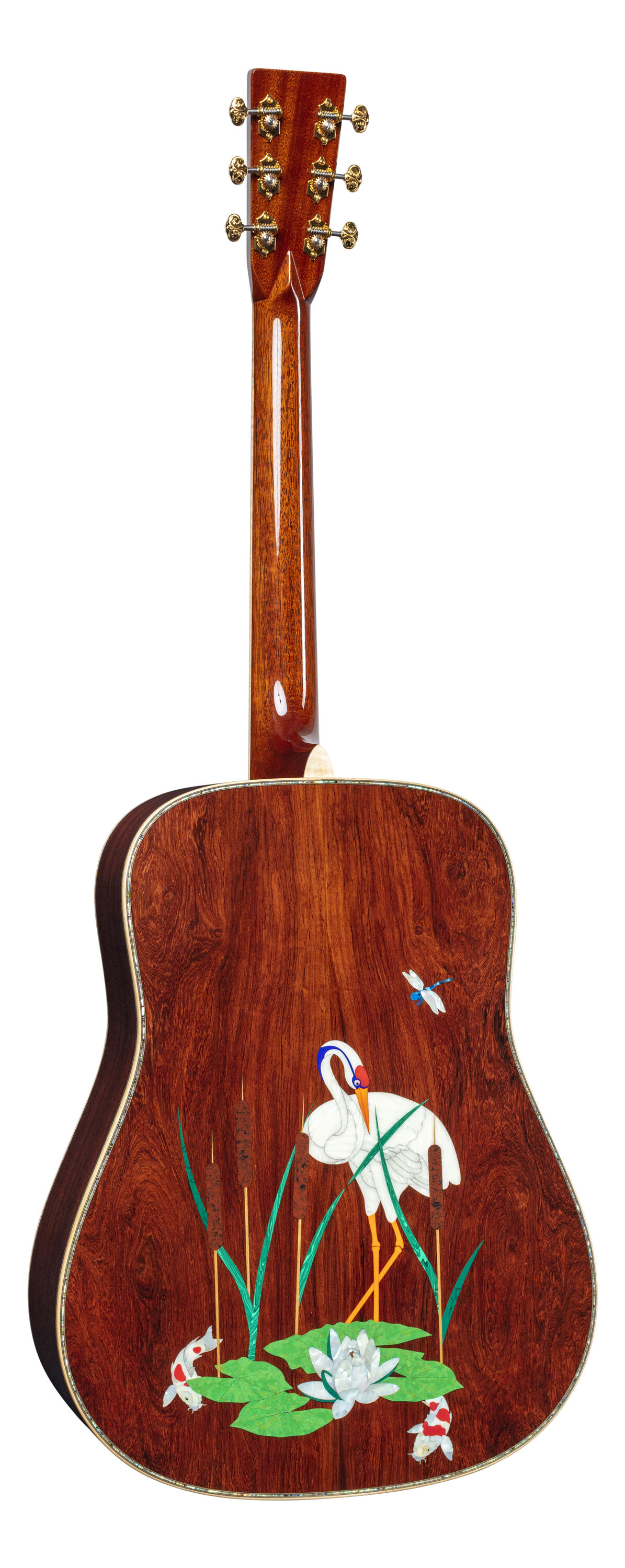 D 45 Harvey Leach Lotus Flower Discontinued Martin Guitar