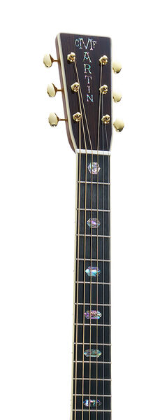 Headstock and Neck of Martin D-41 Gloss 1933 Ambertone Guitar image number 3