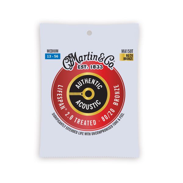 Authentic Acoustic Lifespan&reg; 2.0 Guitar Strings 80/20 Bronze image number 0