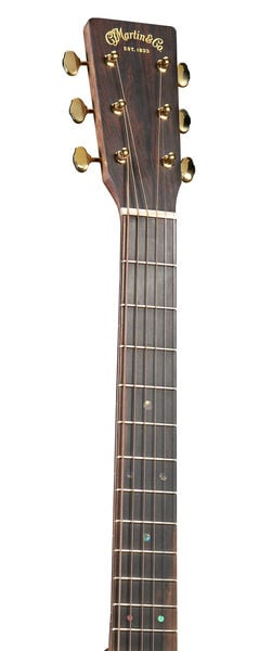 Headstock & Neck of Martin D Jr E Walnut Guitar image number 3