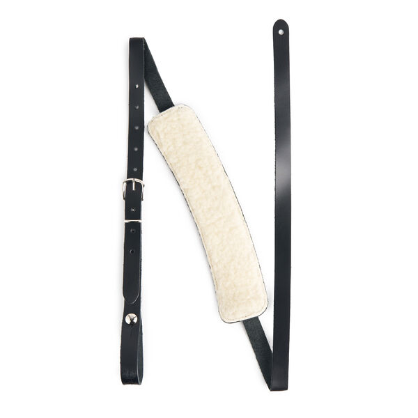 Martin Vintage Leather Acoustic Straps with Padded Slider - Black image number 0